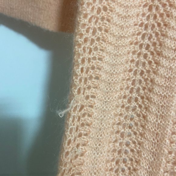 Wilfred Le Fou Polka Sweater Cardigan Aritzia XXS Coral - Picture 6 of 6